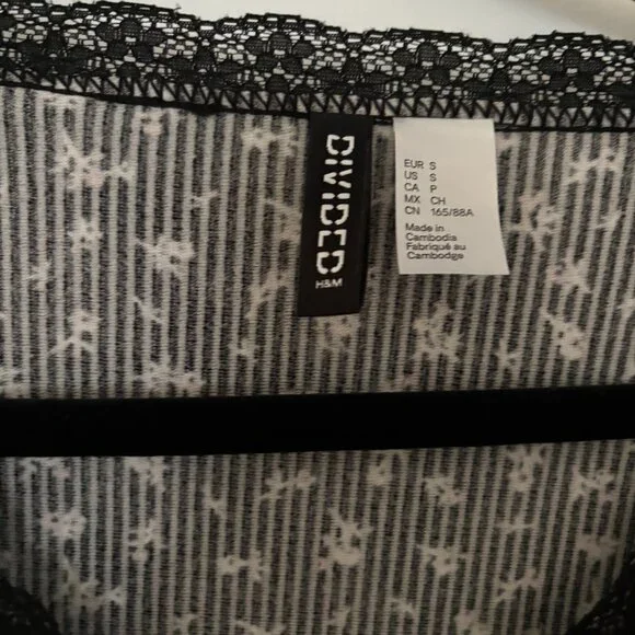 H&M Lace Trimed Ribbed Dress - Picture 4 of 5